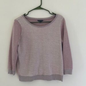 Quarter length sleeve sweater